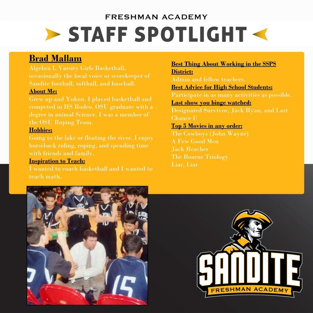 Staff Spotlight: Brad Mallam