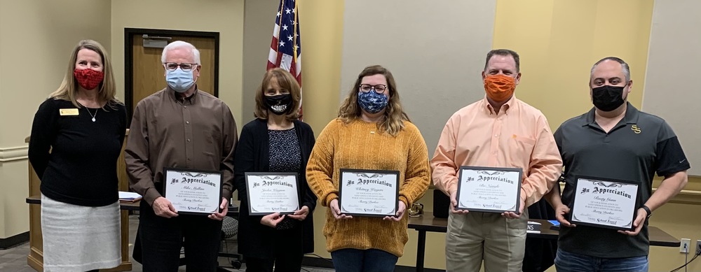 Board of Education Members Recognized