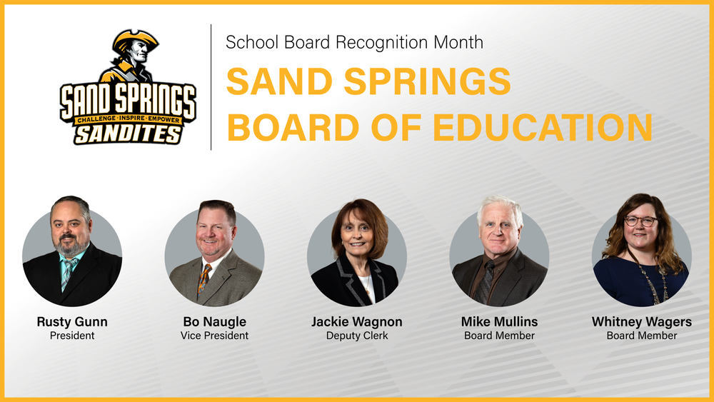 Sand Springs Board of Education Recognized for Service Sand Springs