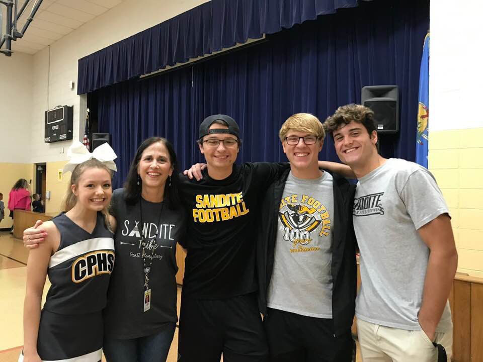 Mrs. Eubanks is one of our kids biggest supporters!
