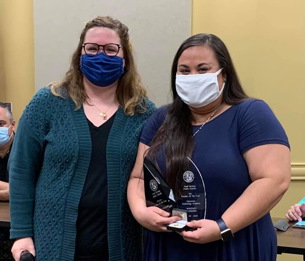 Whitney Sanders, SSPS Teacher of the Year