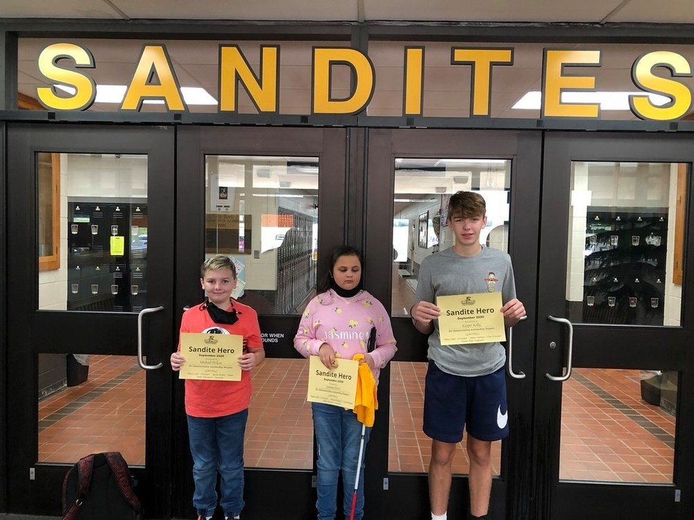 September Sandite Heroes of the Month