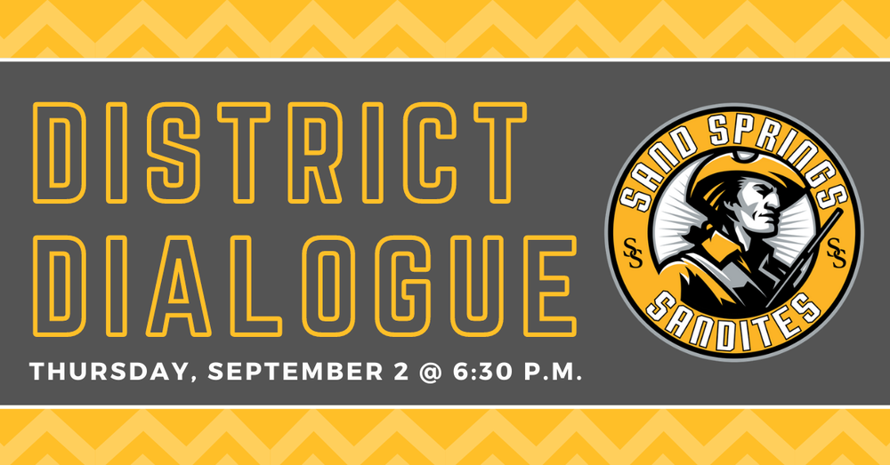 District Dialogue Thursday September 2 at 6:30 p.m.