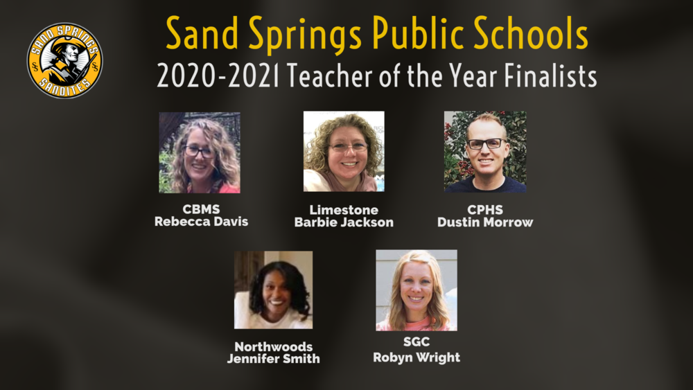 Congratulations to our Final Five Teacher of the Year Candidates