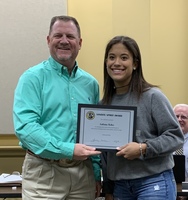Sabrina Usher Receives the Sandite Spirit Award