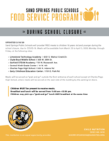 School Closure Food Service Program