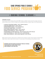 Updated Food Service Sites