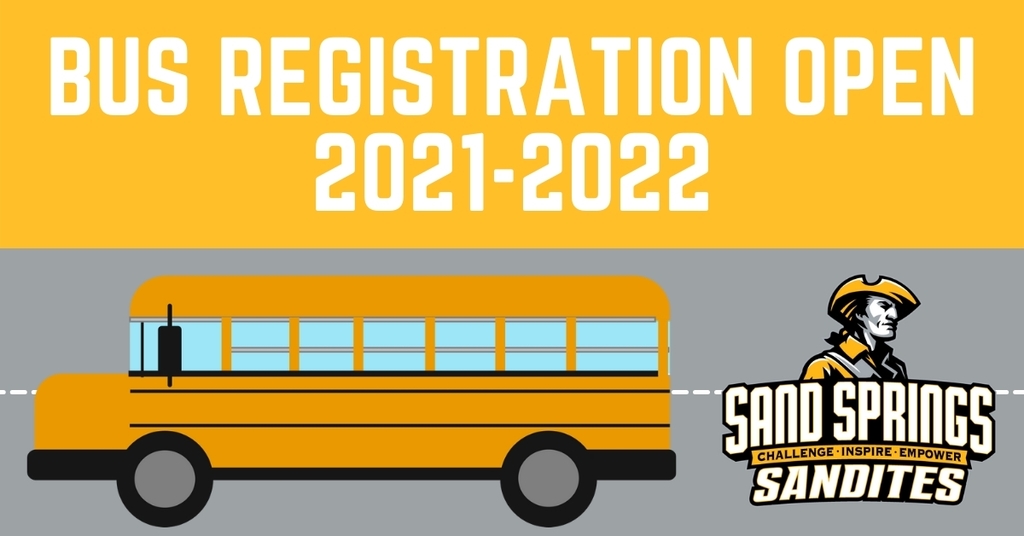Bus Registration Open 2021-2022